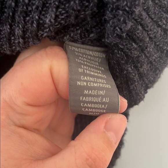 Women's Denver Hayes Dark Blue Sweater Size Medium - Picture 7 of 8